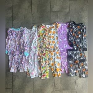 Girls bamboo pjs size 7/8
